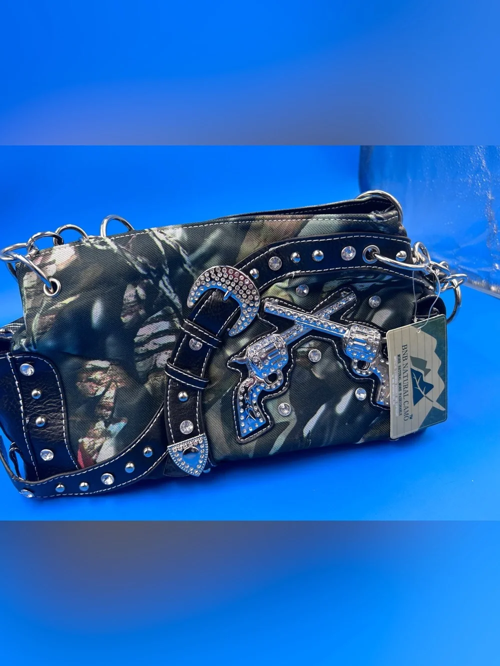 BNB Natural Camo handbag, a western-style purse